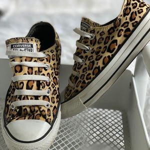 Cheetah Print Converse